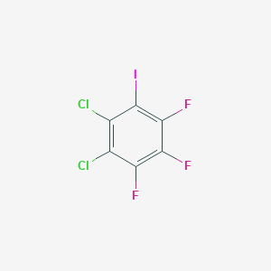 molecular formula C6Cl2F3I B1410194 1,2-Dichloro-3-iodo-4,5,6-trifluorobenzene CAS No. 1803823-57-5