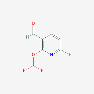 2-Difluoromethoxy-6-fluoro-3-formylpyridine