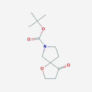 molecular formula C12H19NO4 B1410264 tert-Butyl 4-oxo-1-oxa-7-azaspiro[4.4]nonane-7-carboxylate CAS No. 1823269-85-7