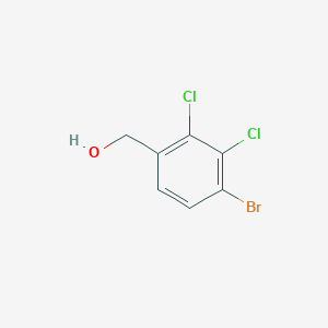 molecular formula C7H5BrCl2O B1410322 4-Bromo-2,3-dichlorobenzyl alcohol CAS No. 1807172-03-7
