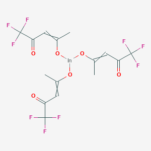 molecular formula C15H12F9InO6 B14103277 Indium(III)trifluoroacetylacetonate 