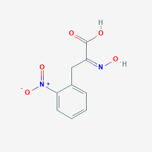molecular formula C₉H₈N₂O₅ B141033 (2Z)-2-hydroxyimino-3-(2-nitrophenyl)propanoic acid CAS No. 27878-36-0