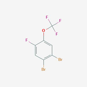1,2-Dibromo-4-fluoro-5-(trifluoromethoxy)benzene
