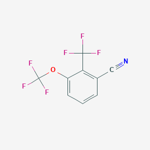 3-Trifluoromethoxy-2-(trifluoromethyl)benzonitrile