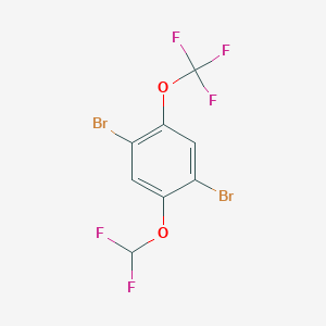 1,4-Dibromo-2-difluoromethoxy-5-(trifluoromethoxy)benzene