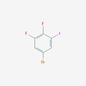 molecular formula C6H2BrF2I B1410353 1-Bromo-3,4-difluoro-5-iodobenzene CAS No. 1807026-65-8