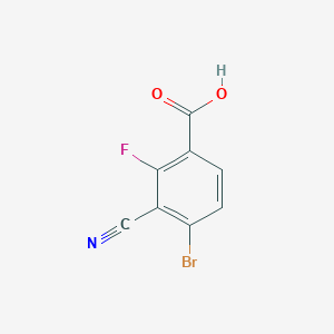 4-Bromo-3-cyano-2-fluorobenzoic acid
