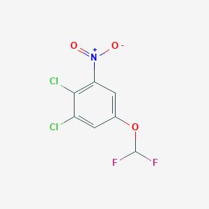 1,2-Dichloro-5-difluoromethoxy-3-nitrobenzene