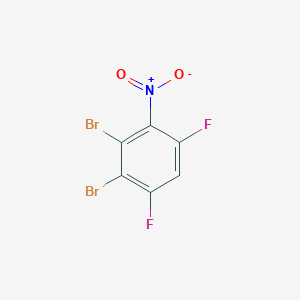 1,2-Dibromo-4,6-difluoro-3-nitrobenzene