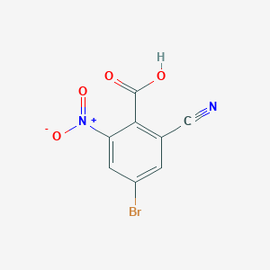 4-Bromo-2-cyano-6-nitrobenzoic acid