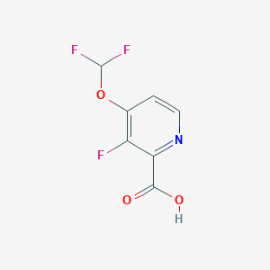 4-Difluoromethoxy-3-fluoropicolinic acid