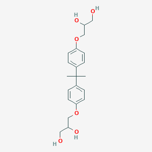 molecular formula C21H28O6 B141039 Bisphenol A bis(2,3-dihydroxypropyl) ether CAS No. 5581-32-8