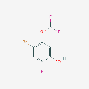 4-Bromo-5-difluoromethoxy-2-fluorophenol