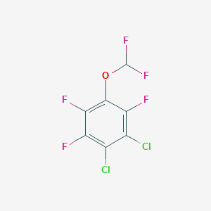 1,2-Dichloro-4-difluoromethoxy-3,5,6-trifluorobenzene
