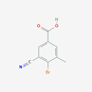 4-Bromo-3-cyano-5-methylbenzoic acid
