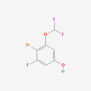 4-Bromo-3-difluoromethoxy-5-fluorophenol
