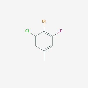 molecular formula C7H5BrClF B1410401 4-Bromo-3-chloro-5-fluorotoluene CAS No. 1805015-21-7