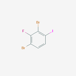 molecular formula C6H2Br2FI B1410404 1,3-Dibromo-2-fluoro-4-iodobenzene CAS No. 1804417-87-5