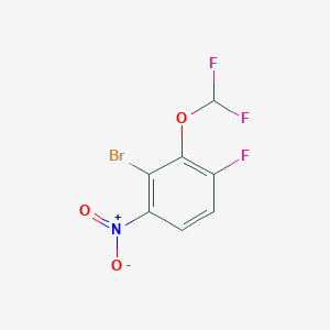 1-Bromo-2-difluoromethoxy-3-fluoro-6-nitrobenzene