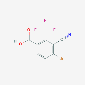 4-Bromo-3-cyano-2-(trifluoromethyl)benzoic acid