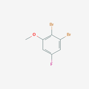 molecular formula C7H5Br2FO B1410411 2,3-Dibromo-5-fluoroanisole CAS No. 1805122-29-5