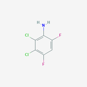 molecular formula C6H3Cl2F2N B1410422 2,3-Dichloro-4,6-difluoroaniline CAS No. 1803717-55-6