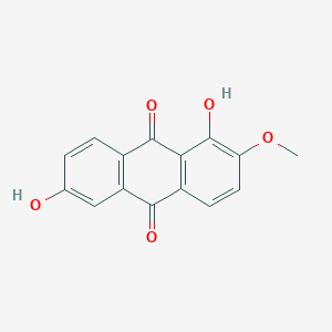 molecular formula C15H10O5 B141043 1,6-Dihydroxy-2-methoxyanthraquinone CAS No. 142878-32-8