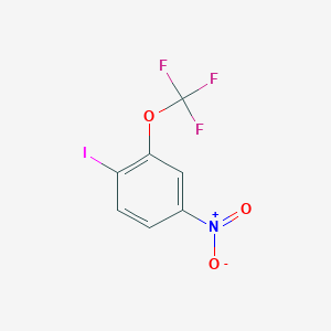 molecular formula C7H3F3INO3 B1410435 1-Iodo-4-nitro-2-(trifluoromethoxy)benzene CAS No. 1803791-65-2