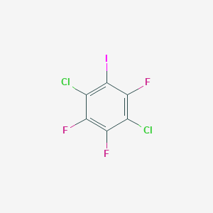 molecular formula C6Cl2F3I B1410438 1,4-Dichloro-2-iodo-3,5,6-trifluorobenzene CAS No. 1803766-75-7