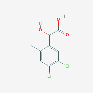 molecular formula C9H8Cl2O3 B1410440 4,5-Dichloro-2-methylmandelic acid CAS No. 1806284-45-6