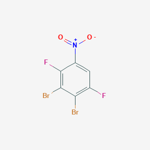1,2-Dibromo-3,6-difluoro-4-nitrobenzene