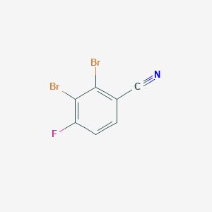 molecular formula C7H2Br2FN B1410459 2,3-Dibromo-4-fluorobenzonitrile CAS No. 1803784-43-1