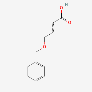 molecular formula C11H12O3 B14104590 4-Phenylmethoxybut-2-enoic acid 