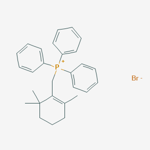 molecular formula C28H32BrP B141046 beta-Cyclogeranyltriphenylphosphonium bromide CAS No. 56013-01-5