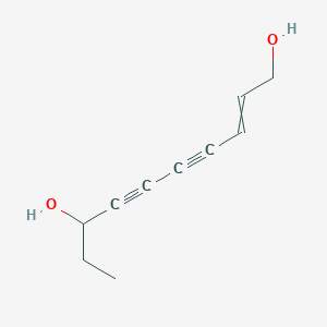 molecular formula C10H12O2 B14104619 Dec-2-en-4,6-diyne-1,8-diol 