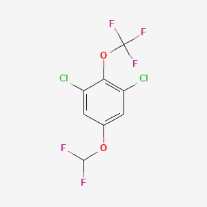 1,3-Dichloro-5-difluoromethoxy-2-(trifluoromethoxy)benzene