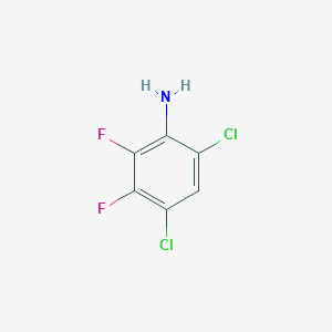 molecular formula C6H3Cl2F2N B1410471 4,6-Dichloro-2,3-difluoroaniline CAS No. 1806300-96-8