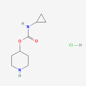 piperidin-4-yl N-cyclopropylcarbamate hydrochloride