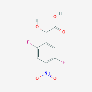 2,5-Difluoro-4-nitromandelic acid