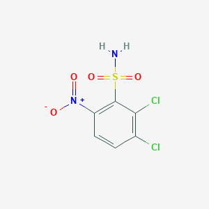 molecular formula C6H4Cl2N2O4S B1410478 2,3-Dichloro-6-nitrobenzenesulfonamide CAS No. 1806356-62-6