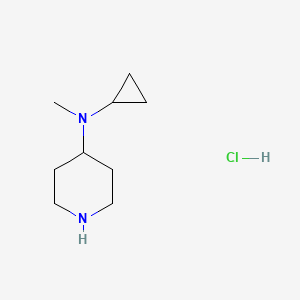molecular formula C9H19ClN2 B14104831 N-Cyclopropyl-N-methyl- 