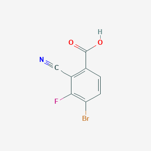 4-Bromo-2-cyano-3-fluorobenzoic acid