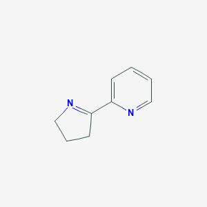 molecular formula C9H10N2 B014105 2-(3,4-dihydro-2H-pyrrol-5-yl)pyridine CAS No. 4593-27-5