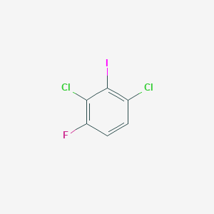 molecular formula C6H2Cl2FI B1410502 1,3-Dichloro-4-fluoro-2-iodobenzene CAS No. 1804886-60-9