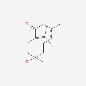 molecular formula C15H22O2 B14105096 (+)-Germacrone-4,5-epoxide 