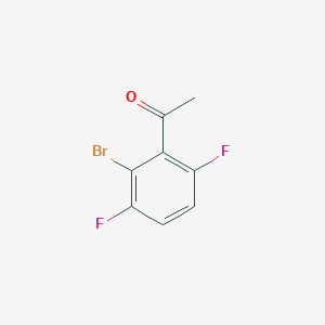 molecular formula C8H5BrF2O B1410512 2'-Bromo-3',6'-difluoroacetophenone CAS No. 1807029-26-0