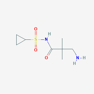 3-Amino-N-(cyclopropanesulfonyl)-2,2-dimethylpropanamide