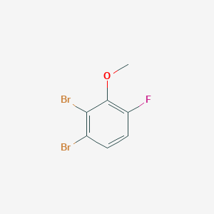 molecular formula C7H5Br2FO B1410599 2,3-Dibromo-6-fluoroanisole CAS No. 1804416-37-2