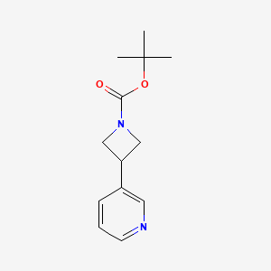 molecular formula C13H18N2O2 B1410602 tert-Butyl 3-(pyridin-3-yl)azetidine-1-carboxylate CAS No. 1638255-69-2