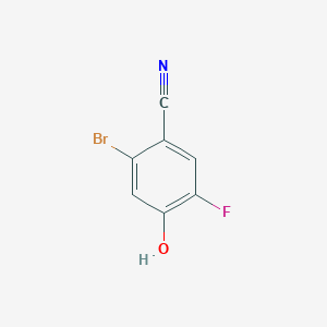 2-Bromo-5-fluoro-4-hydroxybenzonitrile